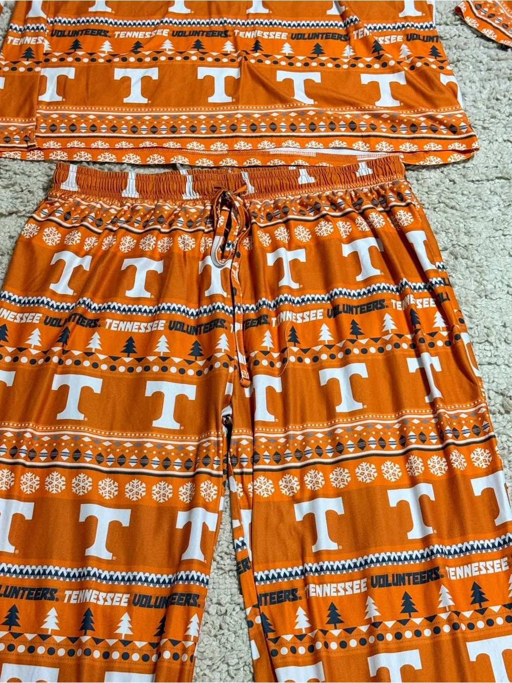 Concepts sport Tennessee Volunteers Ugly Sweater Top and Pant lounge set size XL